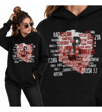 BLUZA DAMSKA Z KAPTUREM POWSTANIE 63